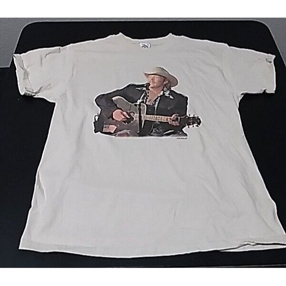 Vintage Alan Jackson 2002 Faith Hope And Love T Shirt Size L Country Music - Picture 2 of 12